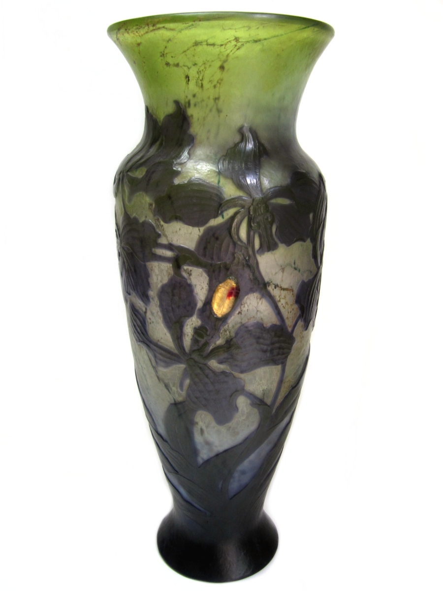 Gallé Vase Orchidée