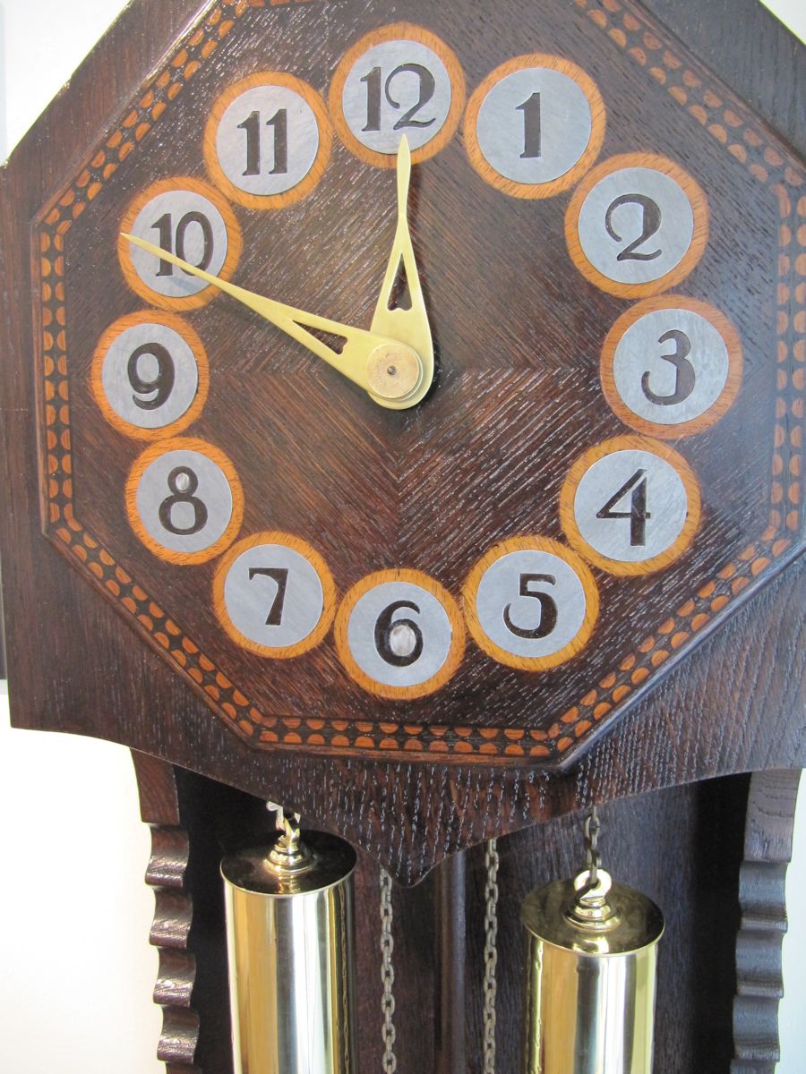 Long case clock by Bruno Paul