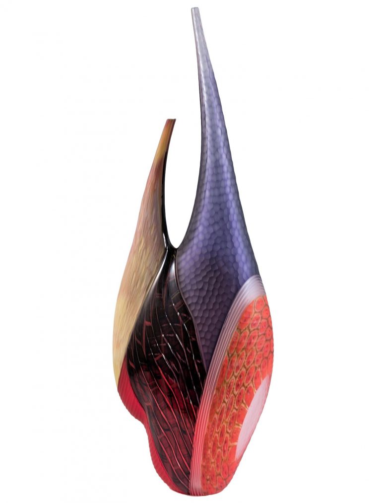 Glasobjekt african stone von Davide "Trippa" Salvadore, Murano. Ein Studioglas Meisterwerk erhältlich bei Schürenberg Kunsthandel, Aachen