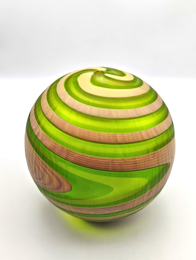 Vase Spirale Marco & Mattia Salvadore Murano zeitgenössische Glaskunst, Studio Glas