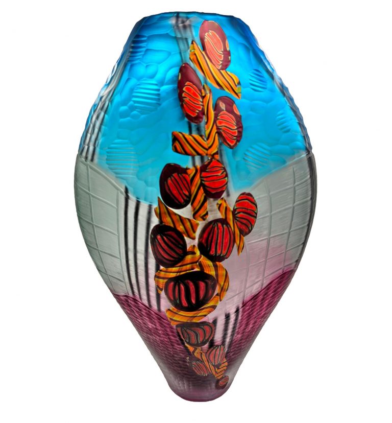 Großes Glasobjekt von Marco & Mattia Salvadore aus Murano, Venedig, ca. 2020, zu kaufen bei der Kunsthandlung Schürenberg in Aachen