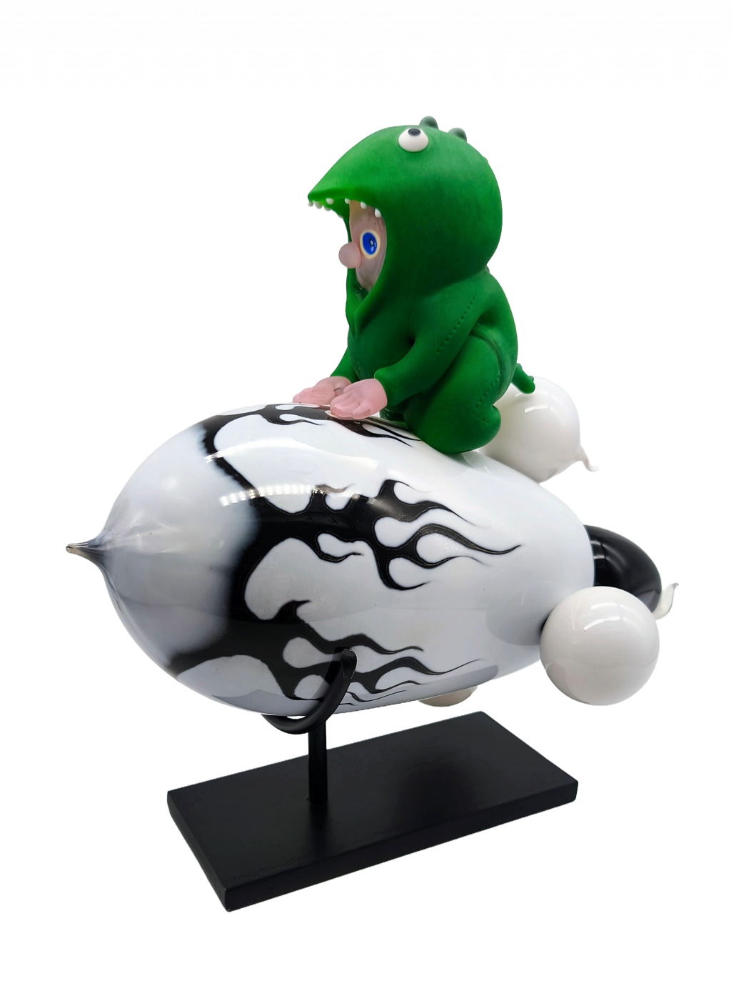 Rocket Baby with Dinosaur costume by Ned Cantrell